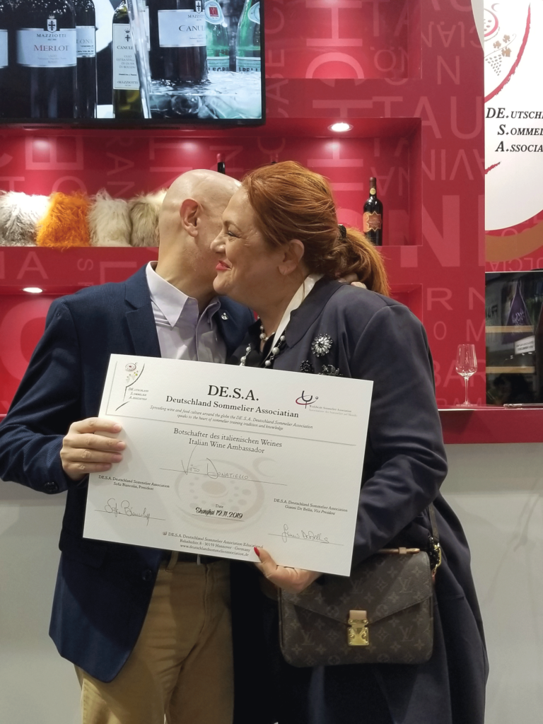 Vito Donatiello awarded Italian Wine Ambassador 20191113 Shanghai ProWine