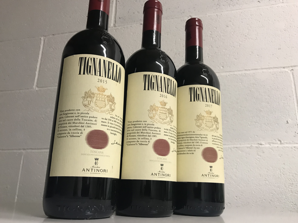 Enhanced my wine collection with the addition of 3 Tignanello