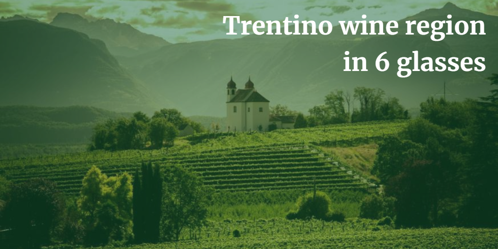 Trentino wine region in 6 glasses